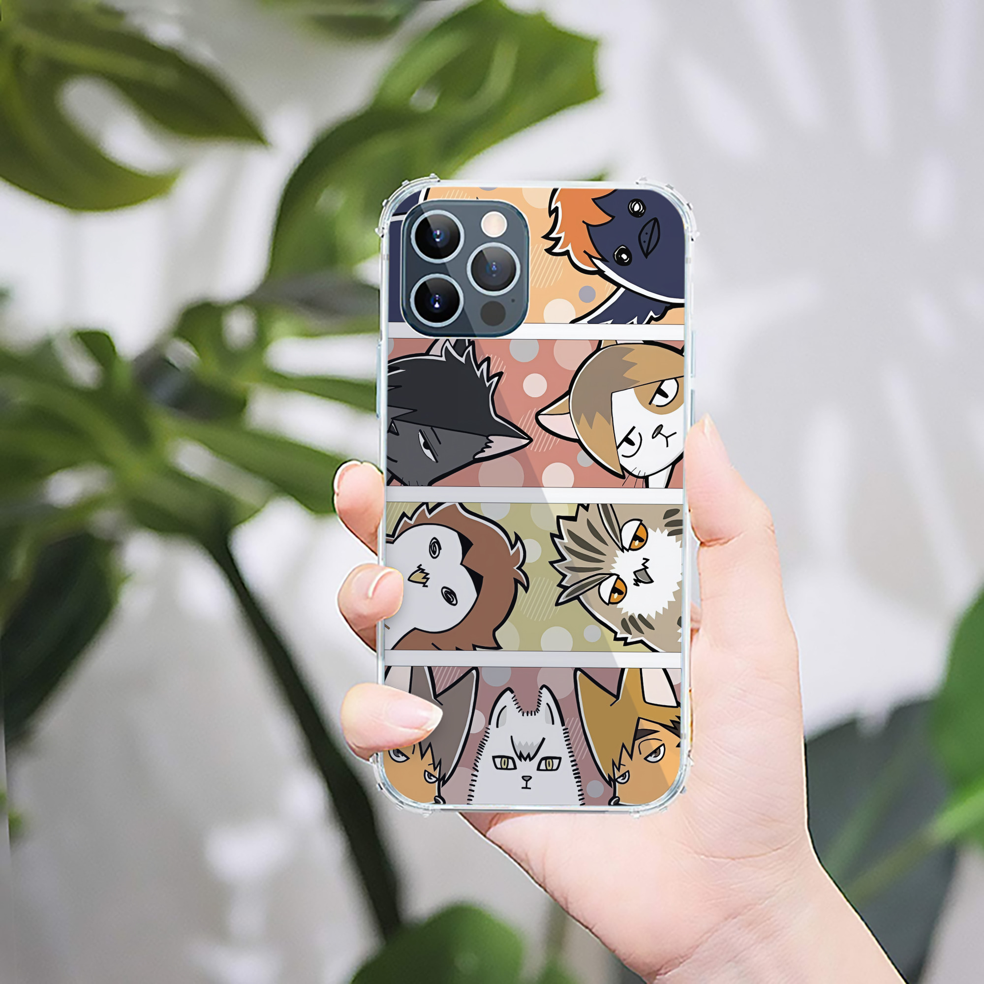 （画像用） ハイキュー!! Haikyu!! 【iPhone 12シリーズ対応】透明スマホケース（クリアソフトケース）
